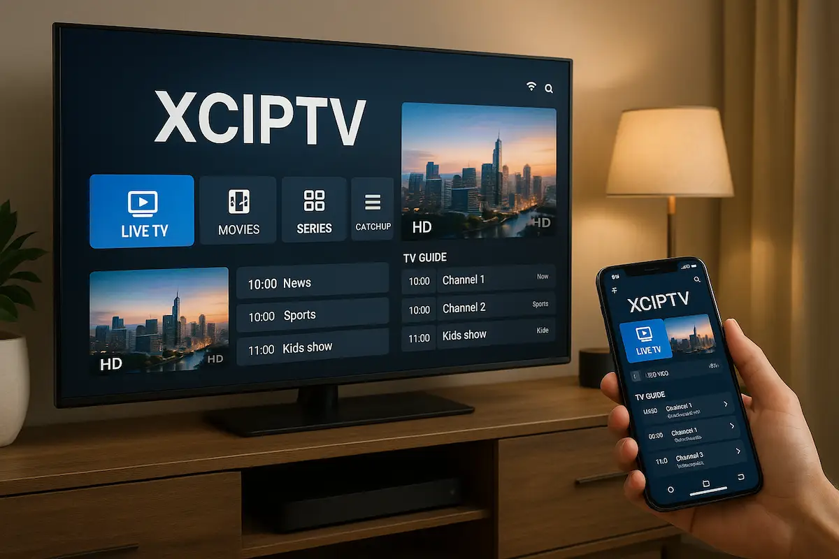 XCIPTV Player Teste Grátis –Melhor Lista 2025