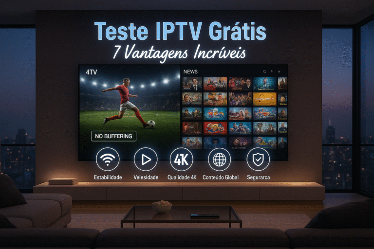 Teste IPTV Grátis: Descubra 7 Vantagens Incríveis