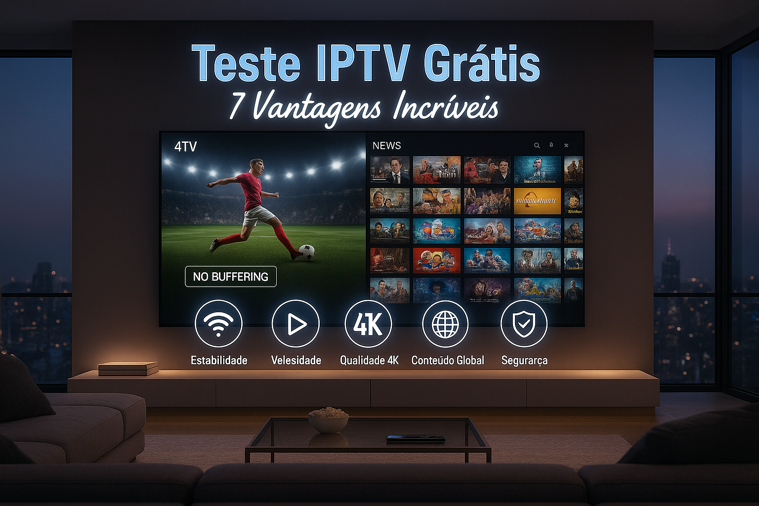 Teste IPTV Grátis: Descubra 7 Vantagens Incríveis
