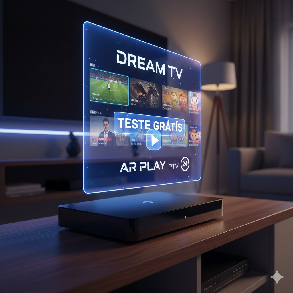 IPTV Teste Dream Tv: Teste Grátis com a Ar Play IPTV