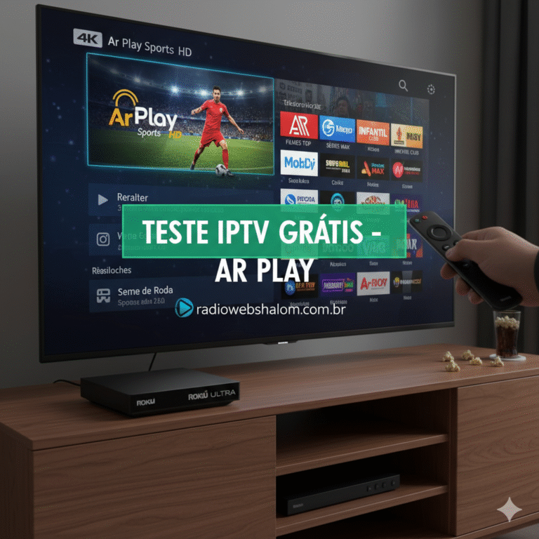 IPTV na Roku : TESTE IPTV Grátis da Ar Play IPTV 