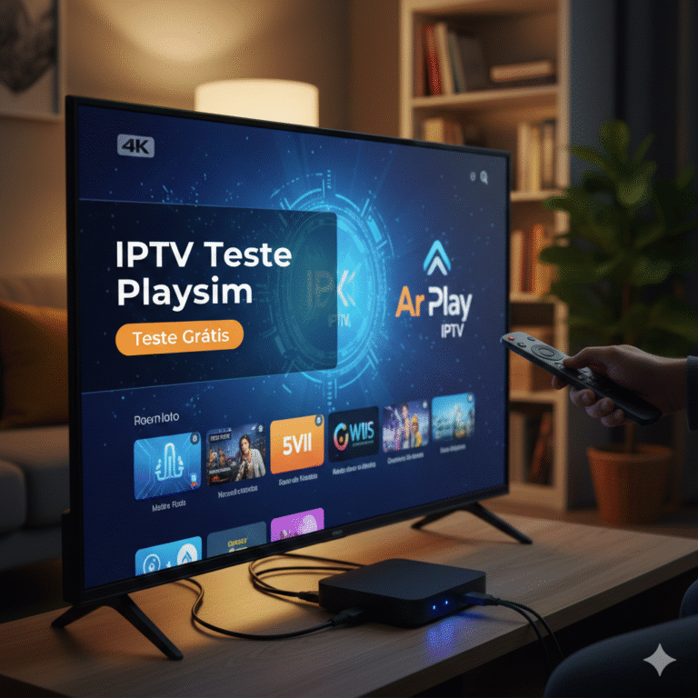 IPTV Teste Playsim: Teste Grátis com a Ar Play IPTV