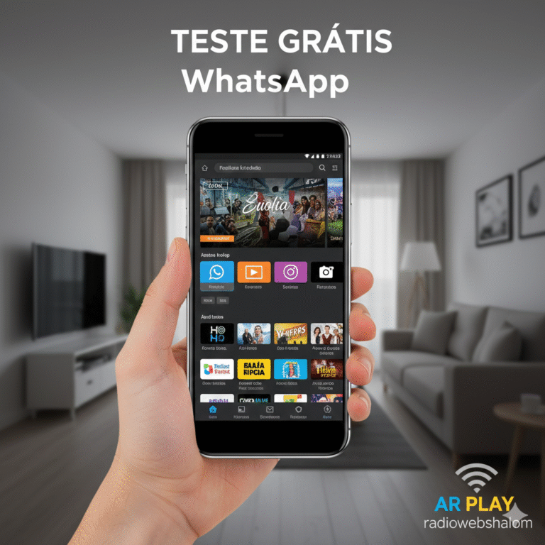 IPTV Teste Gratis Pelo WhatsApp