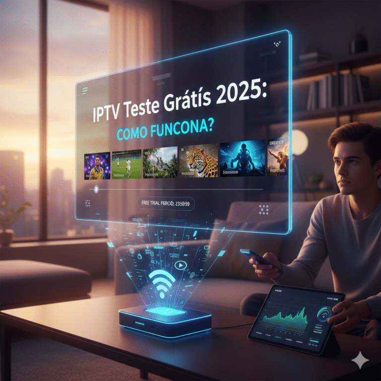 IPTV Teste Grátis 2025: Como Funciona?