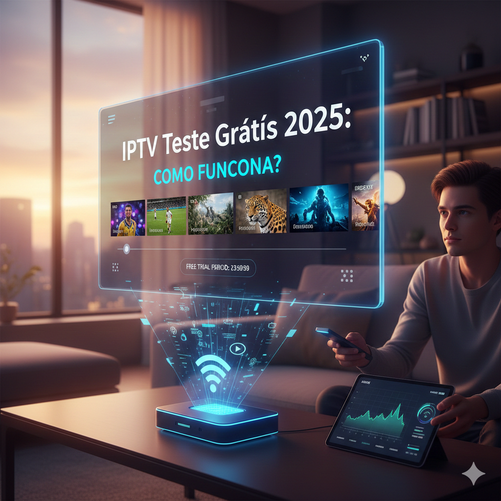 IPTV Teste Grátis 2025: Como Funciona?  