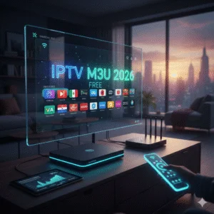"Exemplo de como organizar suas categorias na lista M3U em 2026 para melhor navegação."