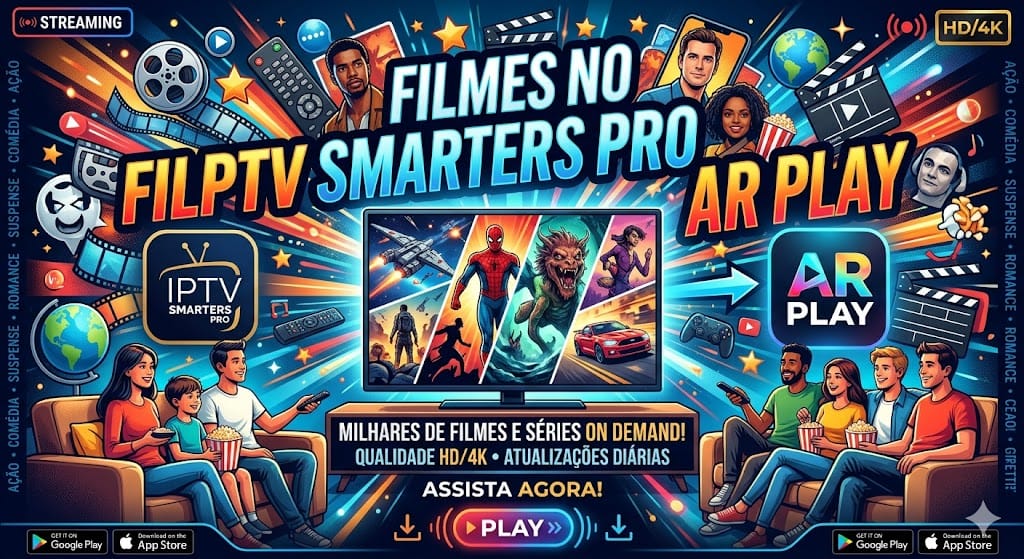 IPTV Smarters Pro Teste IPTV Grátis 2026
