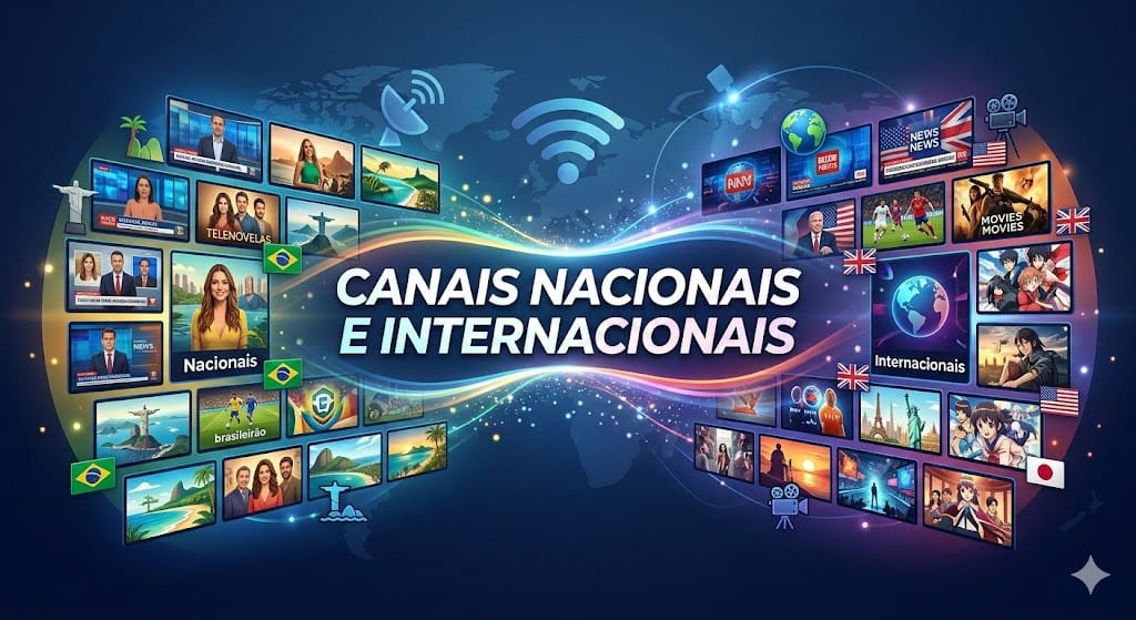 IPTV XCIPTV: Teste Grátis 2026 | Canais, Filmes e Séries