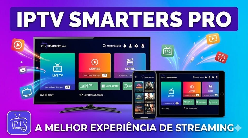 IPTV Smarters Pro Teste IPTV Grátis 2026