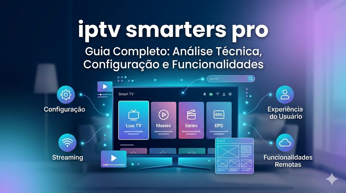> IPTV Smarters Pro: O player definitivo para streaming de alta performance em 2026.