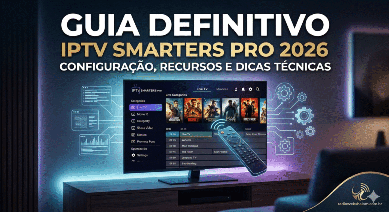 Guia Definitivo IPTV Smarters Pro 2026: Configuração, Recursos e Dicas Técnicas