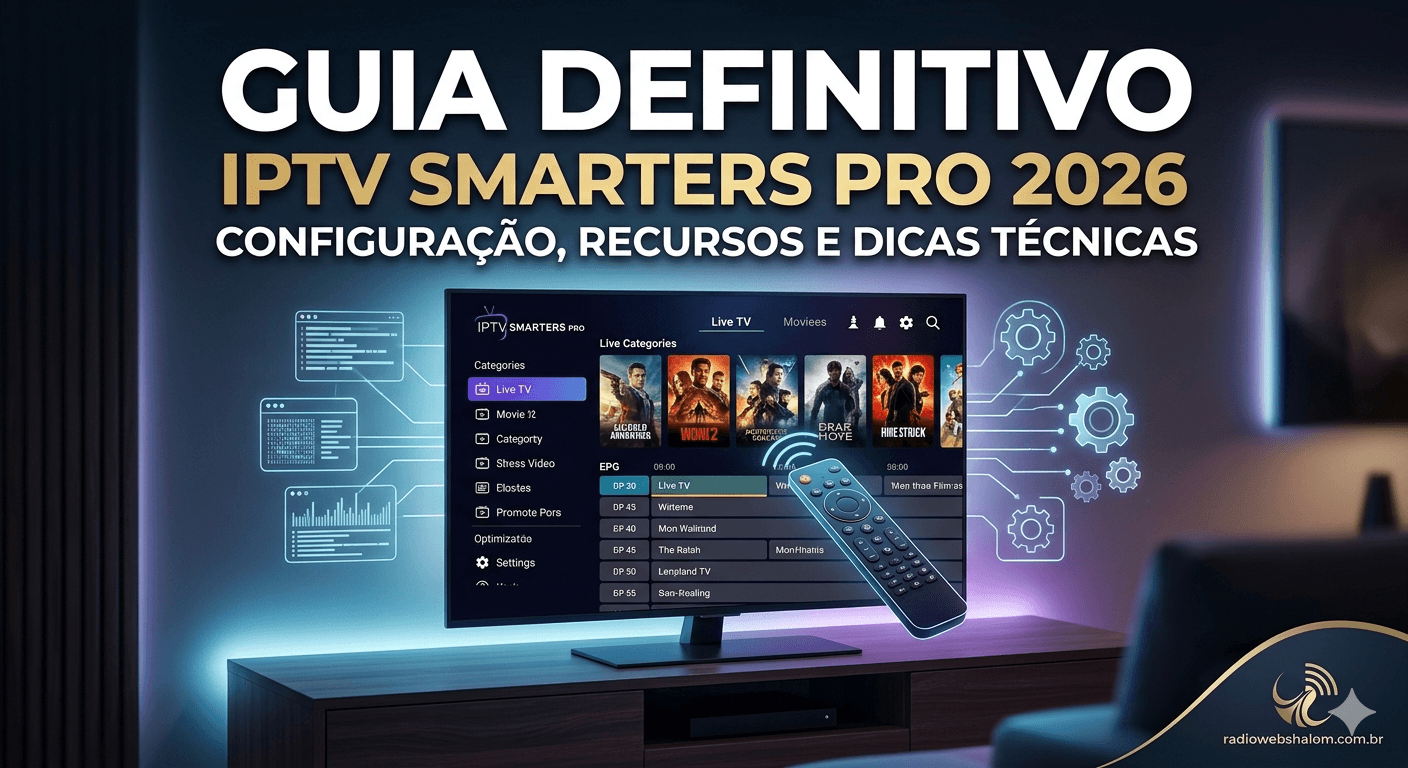 Guia Definitivo IPTV Smarters Pro 2026: Configuração, Recursos e Dicas Técnicas