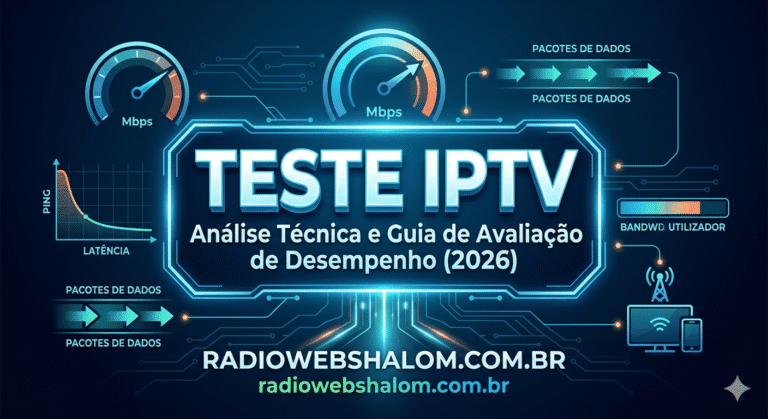 Teste IPTV (2026): Análise Técnica e Guia de Desempenho Profissional